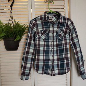 THE NORTH FACE plaid shirt